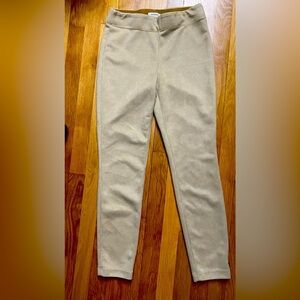 Max Studio Faux Suede Elastic Waist Pants Size Small